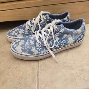 Vans Wmns Winston Floral Indigo low-top sneakers blue floral print  Size 9.5